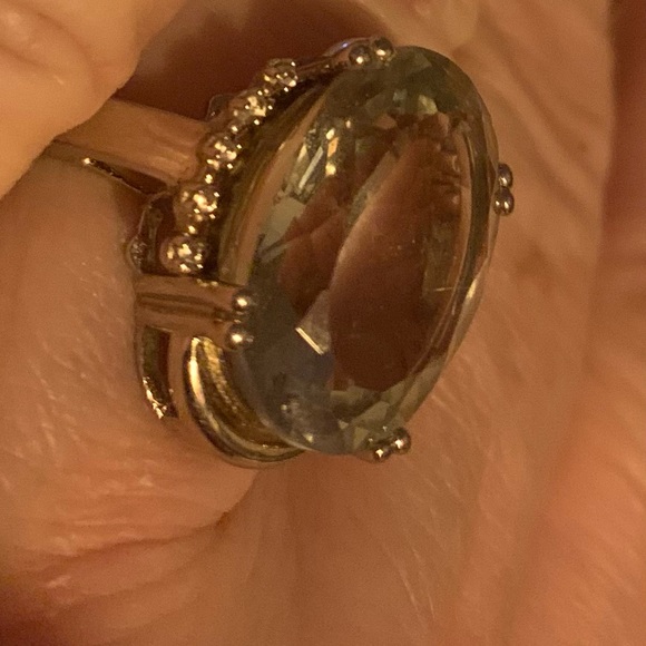 Prasiolite Natural Rare Quartz Sterling Silver Woman’s Ring Jewelry Translucent - Picture 9 of 9